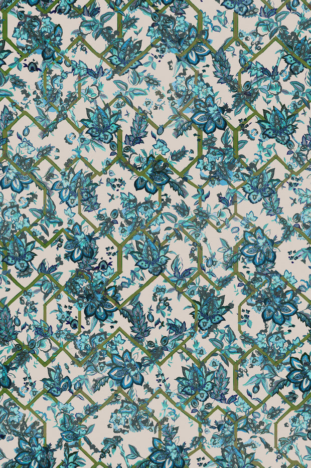 Creeping Trellis - 100% Linen Fabric - Premium Quality | Supply Showroom