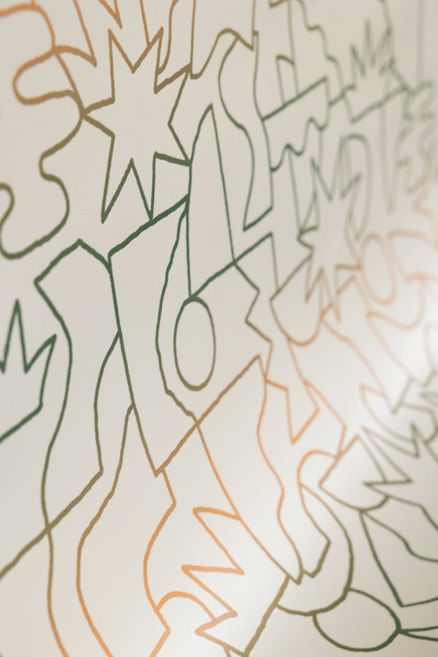 Desert Brush Wallpaper | Stargazing by Yard, 27" Trimmed, 5-Yard Minimum