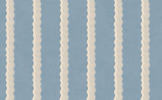 Sky Double Scroll Stripe Wallpaper – 70cm x 10m Roll | Coated Parchment