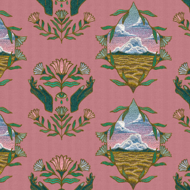 Mauve - Dreamland - 100% Linen Fabric - Premium Quality | Supply Showroom