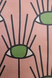 I See You Electric Pink Wallpaper – Luxury Pearlescent Designer Décor
