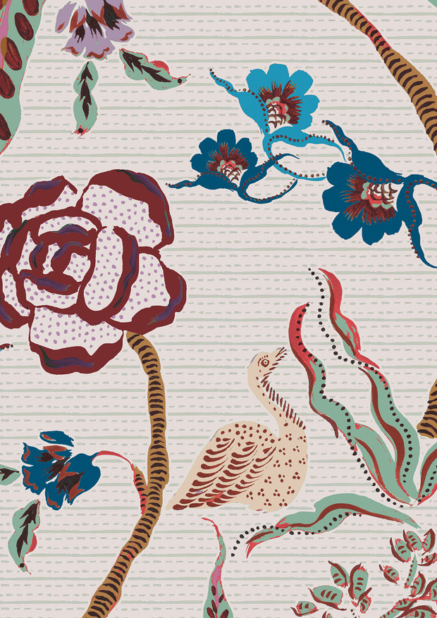 Eversley in Verdigris – 100% Linen Designer Fabric by the Yard | Supply Showroom