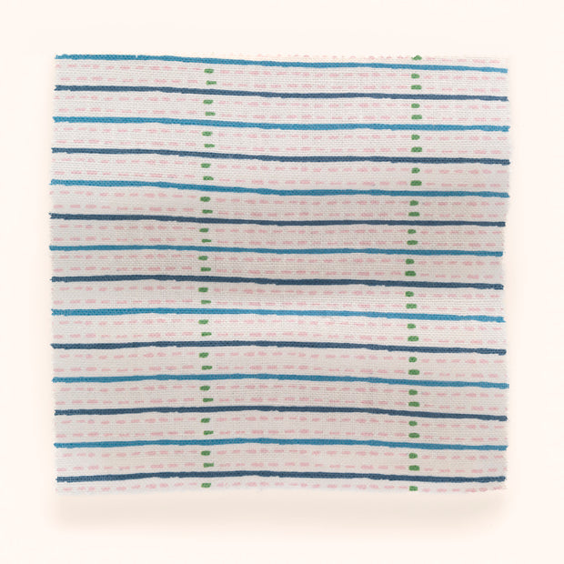 Eversley Stripe in Jade Rose – 100% Linen Fabric by the Yard | Supply Showroom