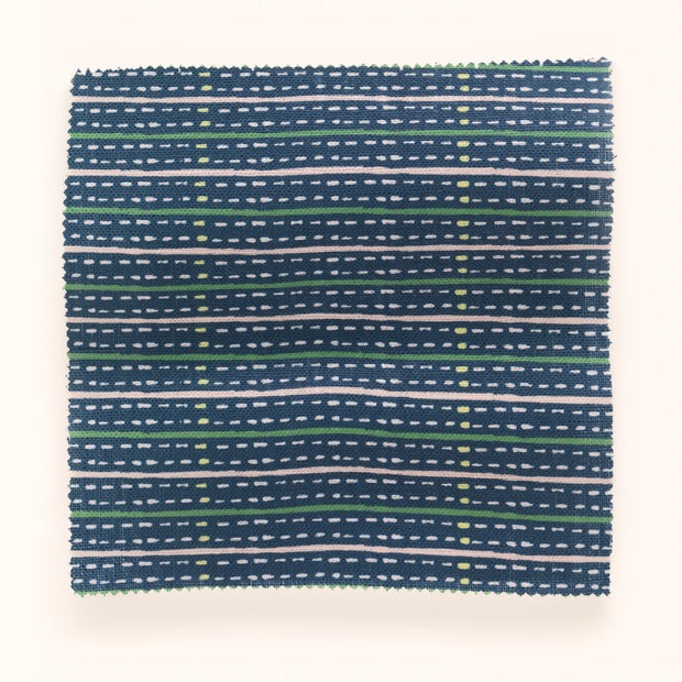Eversley Stripe in Lake Rose – 100% Linen Fabric by the Yard | Supply Showroom