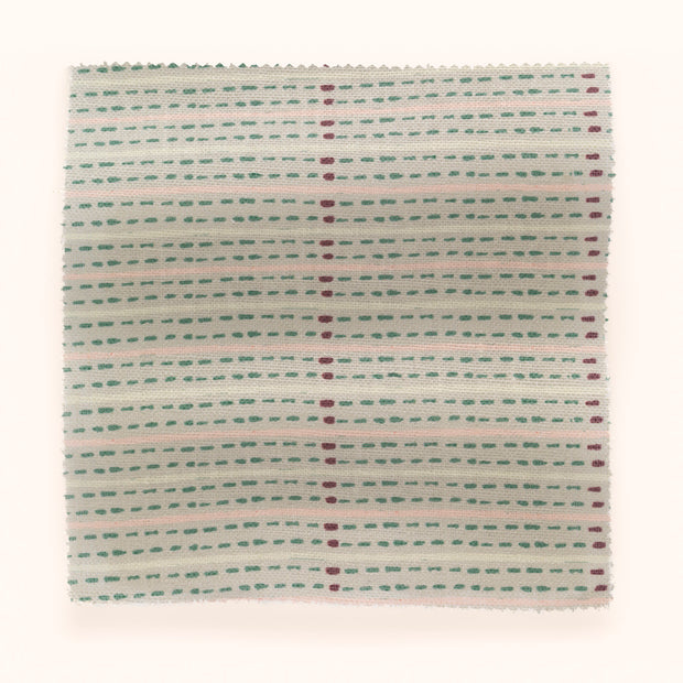 Eversley Stripe in Verdigris – 100% Linen Fabric | Supply Showroom