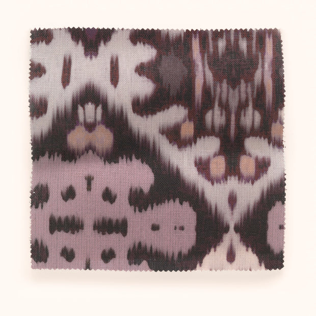 Lilac Fabric - Indigenous Ikat | 100% Linen | Supply Showroom
