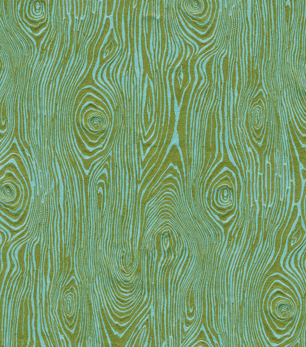 Cabana Faux Bois Fabric – 100% Linen, 54" Wide, 27" Repeat