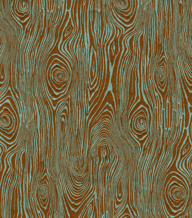 Mint Chip Faux Bois Fabric – 100% Linen, 54" Wide, 27" Repeat