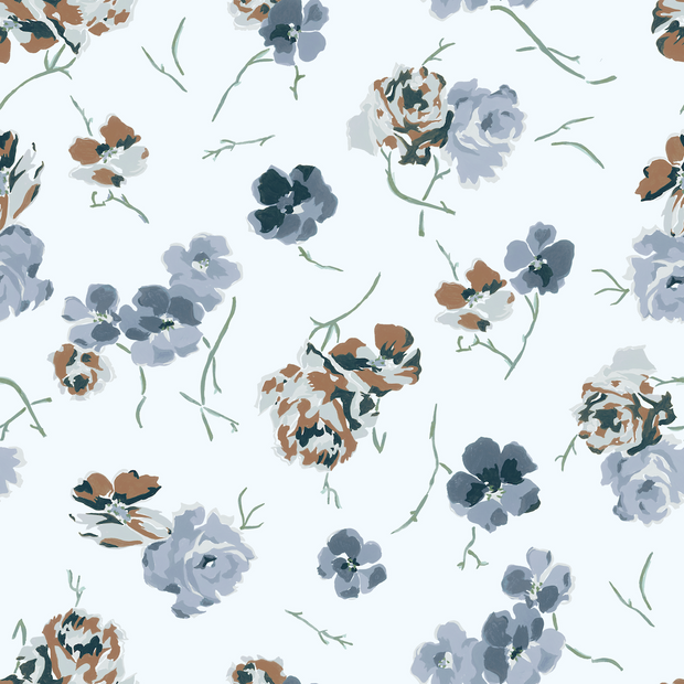 Shirley’s Room Soft Blue Wallpaper – Double Roll