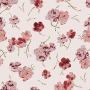 Shirley’s Room Blush Wallpaper – Classic Floral, Double Roll