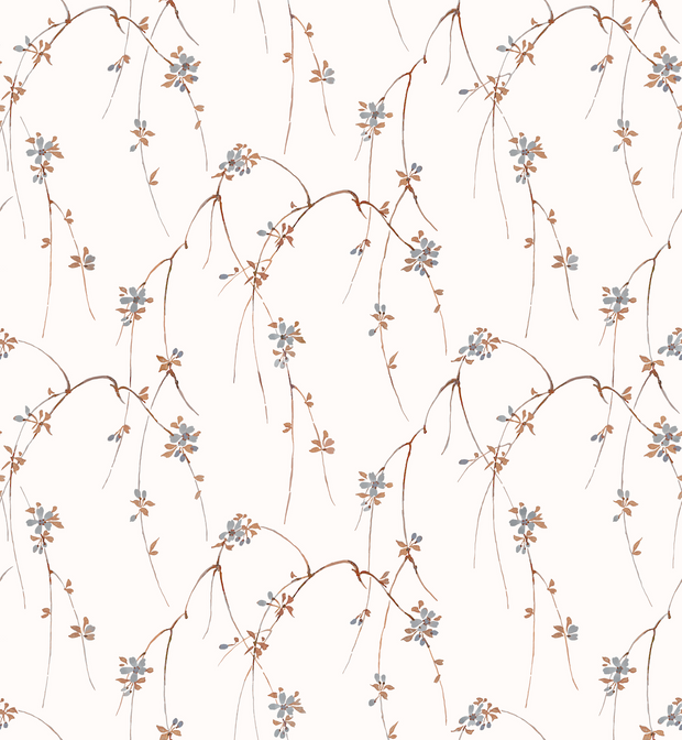 Whispering Willow Cornflower Wallpaper – Double Roll
