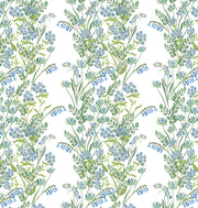 Blue Fabric - Foxgloves Outdoor | Solution Dyed Polyester | Supply Showroom