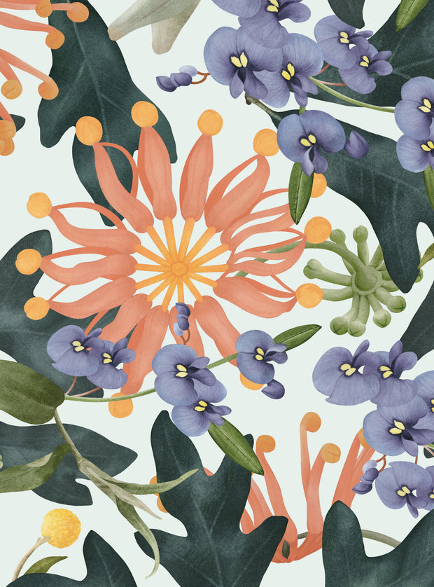 Melon Wallpaper – Gondwana | Vibrant Botanical Wallcovering