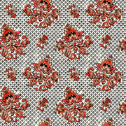 Pumpkin Wallpaper – Flame Stitch Collection | Double Roll