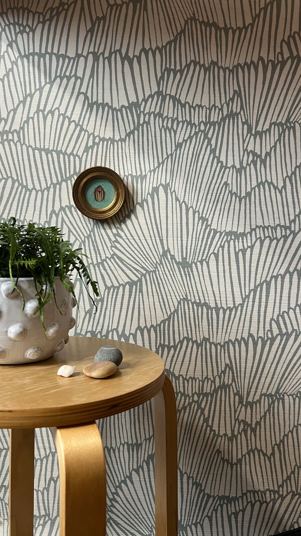 Coming of Sage Grasscloth Wallpaper – Flashdance Collection | Textural Wallcovering