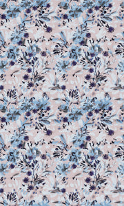 Flower Bed Wallpaper – Blush | Soft Elegant Floral Wall Mural Roll