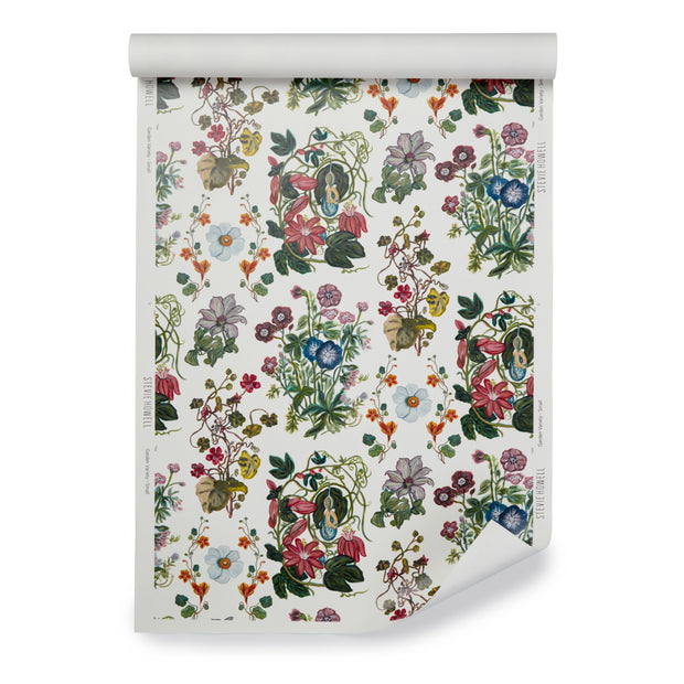 One Colorway Garden Variety Small Wallpaper – Yard, 27" Width, 23.5" Repeat