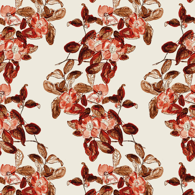 Rust Georgia Georgia Rust Wallpaper – 10m Roll | Straight Match Design – SUPPLY Showroom