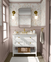Terracotta-Multi Giddy Up Wallpaper – Clay Coated Wallcovering by Yard