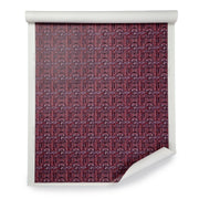 Dark Red Good Girl Gone Plaid Wallpaper – 54" Wide, Sold by Yard