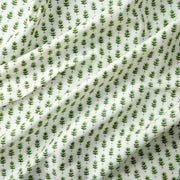 Grass - Periwinkle Fabric - Hand Blocked Linen Cotton | Supply Showroom
