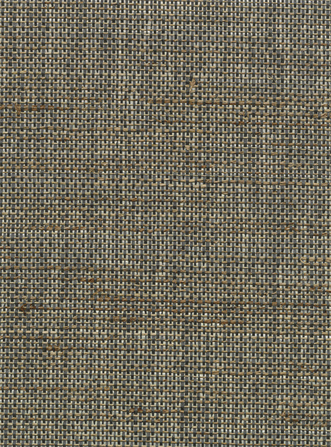 A close-up view of a textured wallpaper with a mix of different colors including black, gray, and beige. - Sparrow Wallpaper | Paperweave, 36" Width, 8-Yard Roll