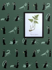 Grasshopper Wallpaper – Ms. Ward Botanical Wall Design Roll