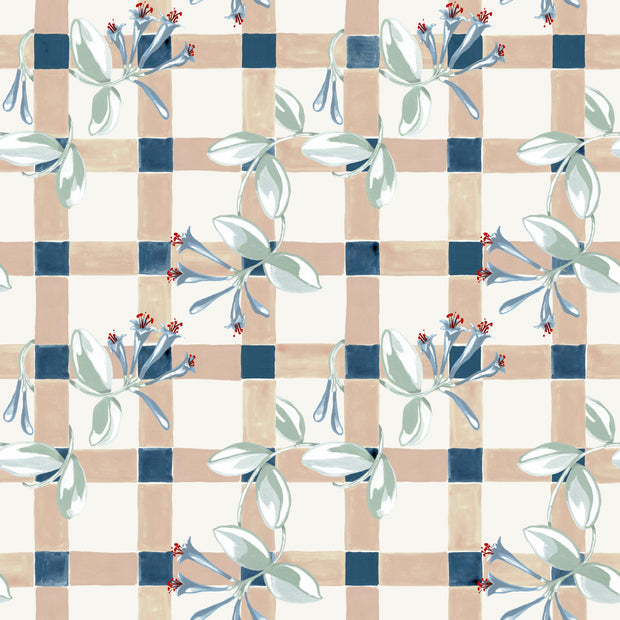 Marine - Honeysuckle Fabric | Light Weight Oyster Linen | Supply Showroom