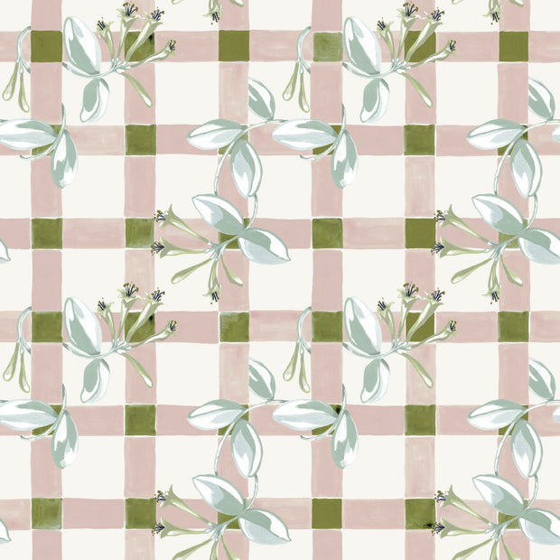 Olive - Honeysuckle Fabric | Light Weight Oyster Linen | Supply Showroom