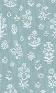 Cornflower Fabric - Harwick Botanical | Linen-Cotton Blend | Supply Showroom