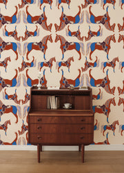 Cream Billy Cream Wallpaper – 27.5" x 10m Roll | Straight Match