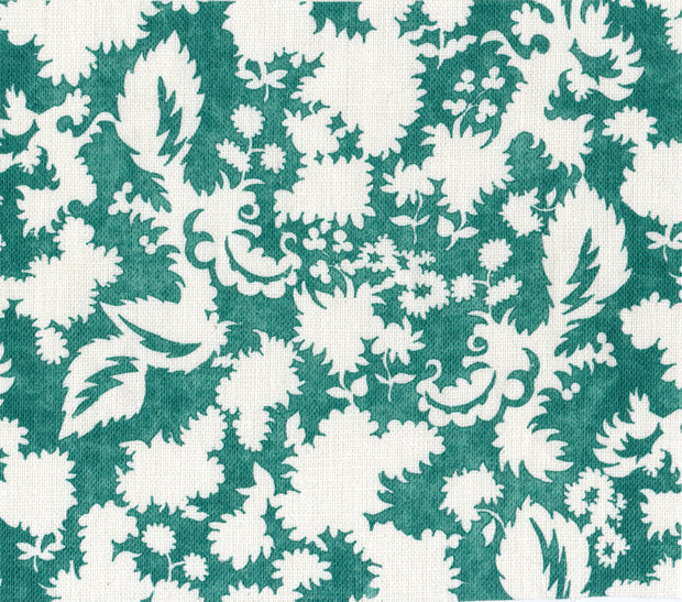 Shop Greens fabric - Iford Floral at Supply Showroom. Made from 100% oyster linen, 52.5” wide with a 21” x 21” repeat. Sold by the yard. Lead time: 3-5 weeks.