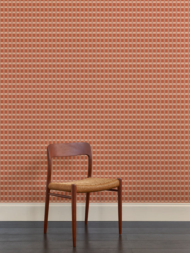 Brick Wallpaper | Arty Check, Eco Non Woven, 52cm Trimmed, 10m Roll