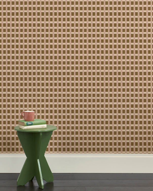 Hazel Wallpaper | Arty Check, Eco Non Woven, 52cm Trimmed, 10m Roll