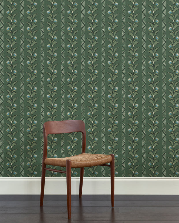 Fern Wallpaper | Fyvie, Eco Non Woven, 52cm Width, 10m Roll