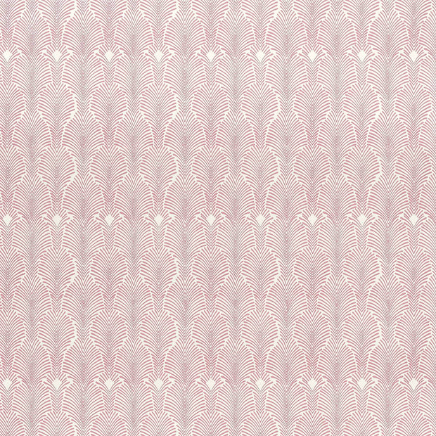 Berry Wallpaper – Deco Stripe | Clay Coated Modern Design