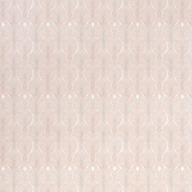 Dusty Rose Wallpaper – Deco Stripe | Elegant Clay Coated Design