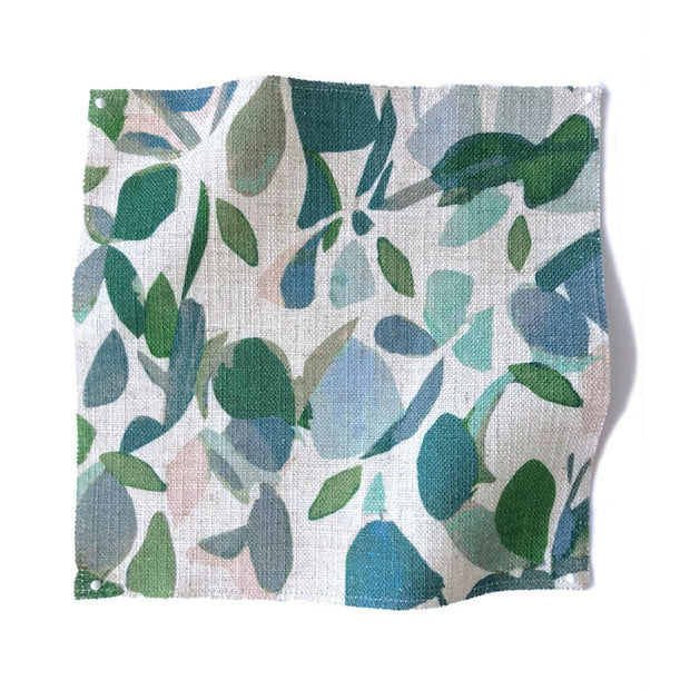Oatmeal Multi Oatmeal Linen Fabric - Evergreen | Linen Blend | Supply Showroom