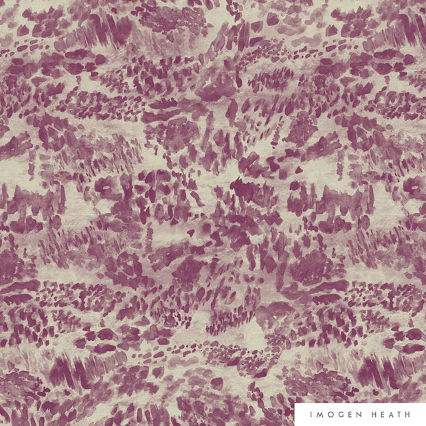 Mulberry - Heather Velvet Fabric - Durable Cotton Blend - 136cm Wide | Supply Showroom