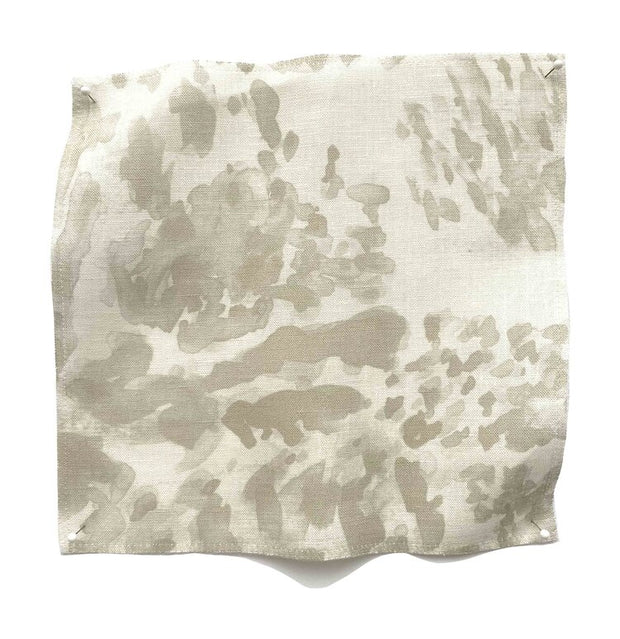 Sand Medium Linen Fabric – Heather | Luxury Linen