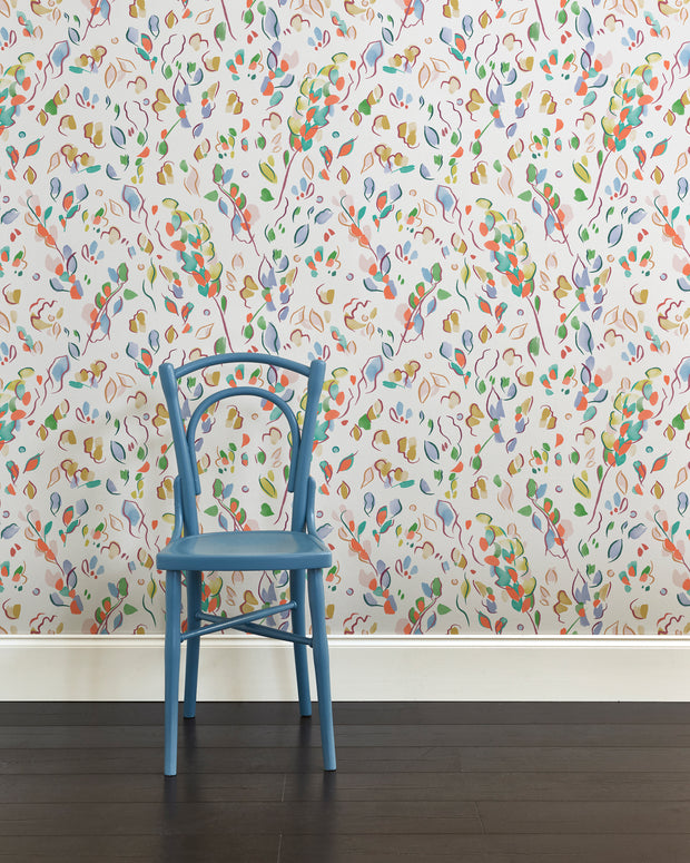Abigail Summer Wallpaper | Bright Non-Woven 10m Roll
