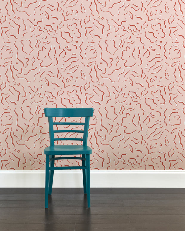 Rose Wallpaper – Sarah Mini | 10m Non-Woven Roll, 70cm Width