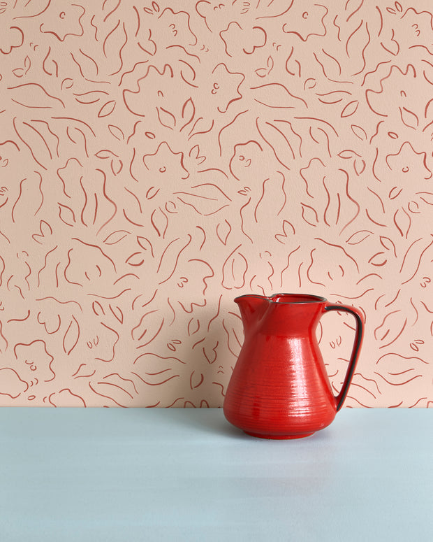 Rose – Sarah Louise Wallpaper | Romantic Non-Woven 10m Roll