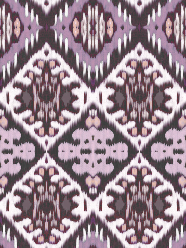 Lilac Fabric - Indigenous Ikat | 100% Linen | Supply Showroom