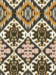 Saffron Fabric - Indigenous Ikat | 100% Linen | Supply Showroom
