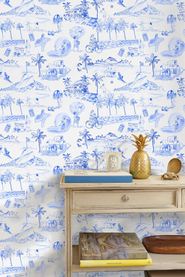 Blue Toile - WP