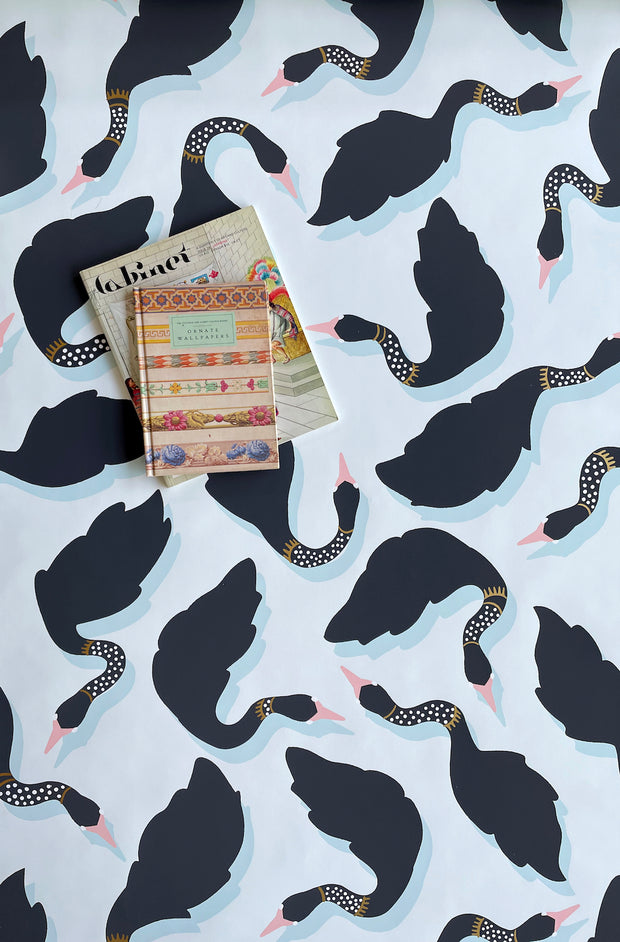 Perle Noir La Joséphine Wallpaper – 27" Roll, 36" Repeat, Elegant Design