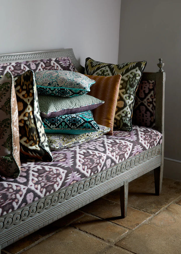 Lilac Fabric - Indigenous Ikat | 100% Linen | Supply Showroom