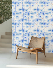 Blue - Wallpaper - Palma - Premium Quality | Supply Showroom