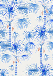 Blue - Wallpaper - Palma - Premium Quality | Supply Showroom
